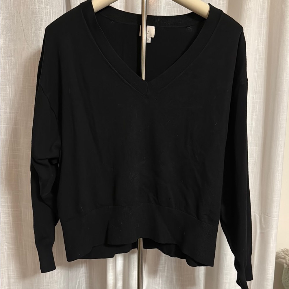 A New Day Black V-Neck Sweater